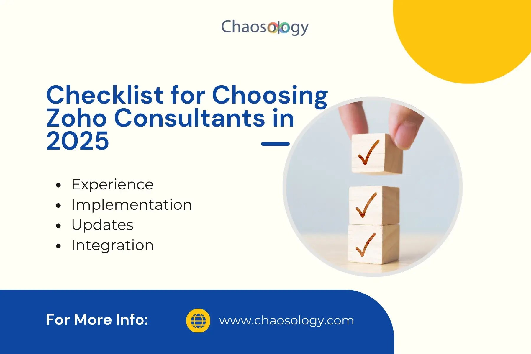 Zoho checklist